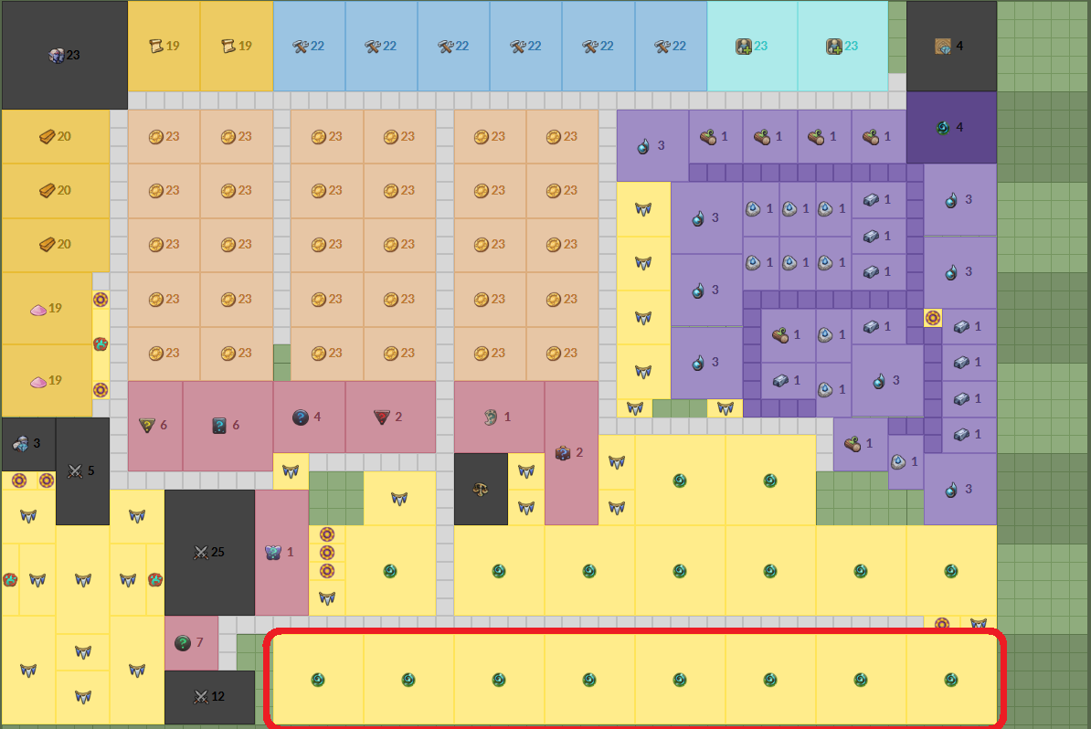 Elvenar Woodelves - Planning New Layout (after analysis)