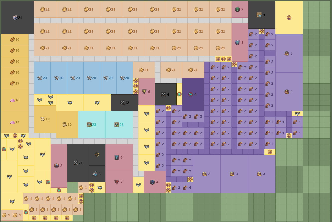 Elvenar Woodelves - Planning Old Layout