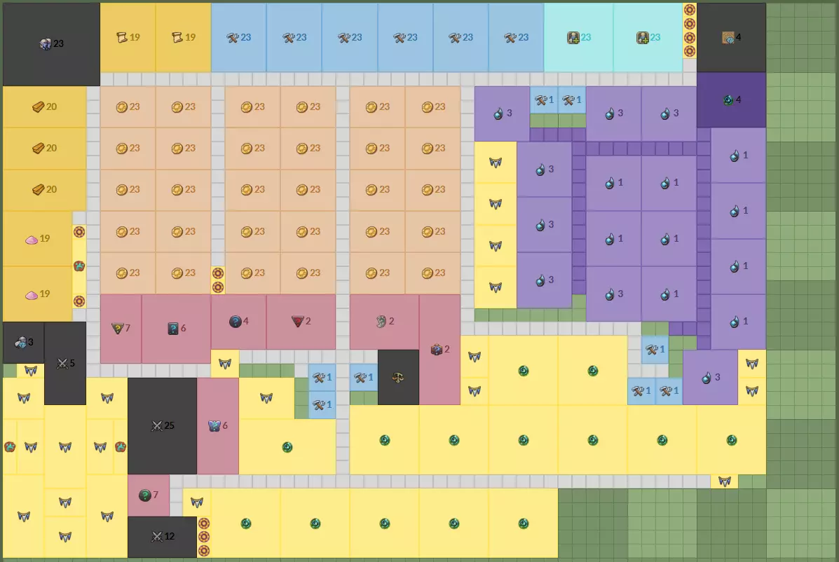 Elvenar Sorcerers & Dragons - Planning Initial Layout